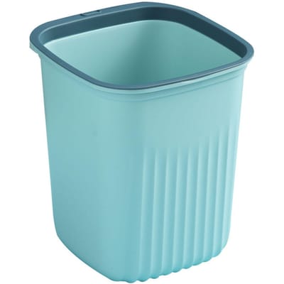 Prullenbak Keuken Kantoor Badkamer Woonkamer Plastic Afvalbak met Klemring white
