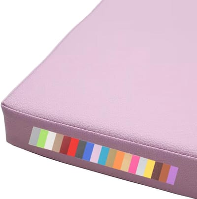 Waterproof Bench Cushion for Indoor & Outdoor with Zipper - 120cm/150cm/200cm/90/110cm * 40cm/30cm - 2/3 Seater Non Slip Seat Mat for Patio Bench Garden Swing Bay Window(Peach,100x55x5cm)