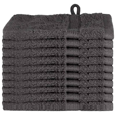 vidaXL - Gastendoek - SOLUND - 10 - st - Antraciet - 15 - x - 21 - cm - 550 - gsm
