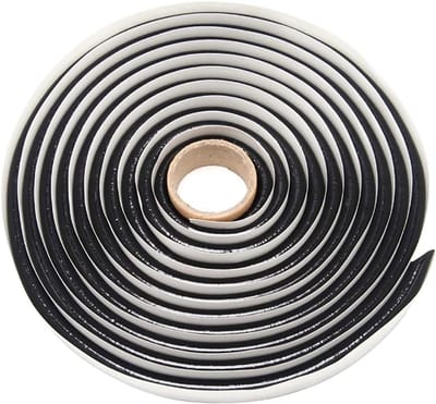 1 stuk Butyl ronde koord zwart 9,5mm x 4m voor auto vrachtwagen koplamp raam deur voorruit, waterdichte afdichtingstape
