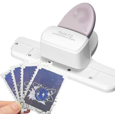 Handmatige stansmachine - Papierpons knutselen - Kaarten maken - Nauwkeurige metalen snijkern - 16 x 92 x 6 cm - Grijs