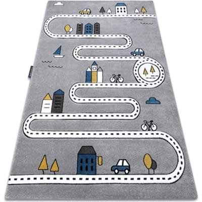 Kleden Rugsx Tapijt PETIT STRAAT STRAAT grijskleuring 80x150 cm