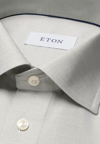 Eton - Overhemd Beige Eton Twill Lange Mouw Overhemd Beige 100012258
