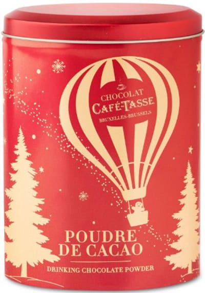 Café Tasse Christmas Cacaopoeder Blik - Chocolademelk Poeder - Kerstblik