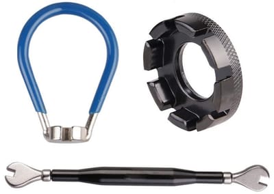 Dailygoods- Spaken Sleutelset Chroom Molybdeen Staal - Fietsgereedschap Koffer - Gereedschapskoffer Fiets - Fietsgereedschap Set - Spaaksleutel met Handgreep - Geschikt voor 14G Spaken