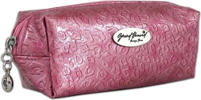 Make-up boxje, voelbare print roze