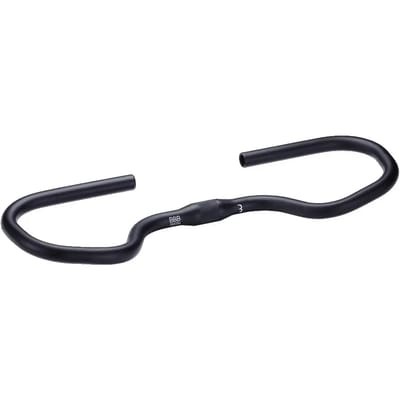 BBB Cycling MultiBar OS Fietsstuur – Lichtgewicht Vlinderstuur – Ergonomisch Fietsstuur Stadsfiets – Aluminium – Zwart – BHB-30OS
