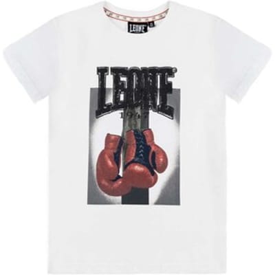 T-shirt Korte Mouw Leone 1947 Boy Short Sleeves Color Block