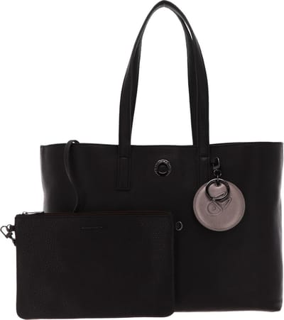 MANDARINA DUCK Leren Mellow Leather Shopper Mole Bruine