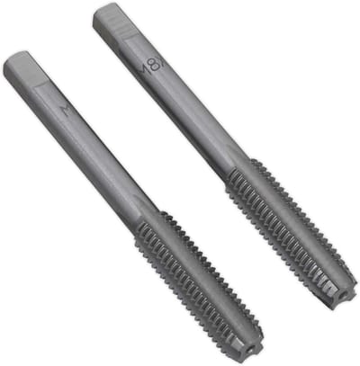 M8 x 1.25mm Schroefdraad Tap Set 2 Delig Taper en Plug