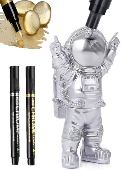 Chrome Marker Set (2 stuks) – Goud & Zilver – Hoogglans Spiegel Effect – Permanente Reflecterende Verfpen