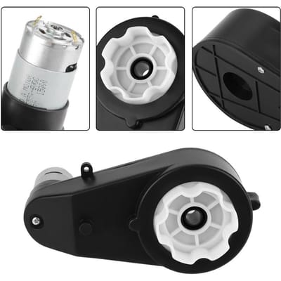 1 stuks Versnellingsbak Geluidsarm Slijtvast Elektrische Motor Versnellingsbak voor Kinderauto Speelgoed (6V15000RPM)