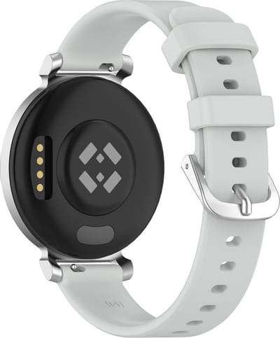 Siliconen bandje - geschikt voor Garmin Lily 2 / Lily 2 Active - lichtgrijs