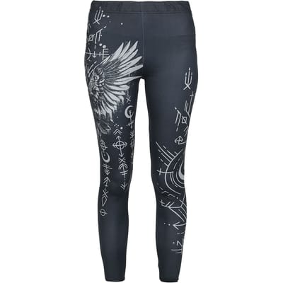 Black Premium by EMP Legging - Legging met all-over print - S tot L - voor Vrouwen - zwart