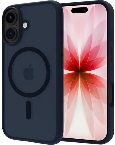 Hoesje - Geschikt voor Apple iPhone 17 - Magsafe Compatible - Sterk & Shockproof - Back Cover - Shock Proof Case - Telefoon Hoes Shockproof - Donkerblauw