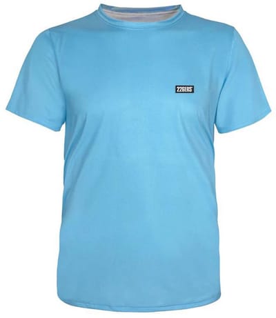 226ers Color Block T-shirt Met Korte Mouwen Blauw M