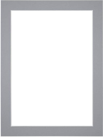 Passe-Partout Fotomaat 40x55 cm - Lijstmaat 45x60 cm - Grijs - Museumkarton - Fotolijst niet inbegrepen