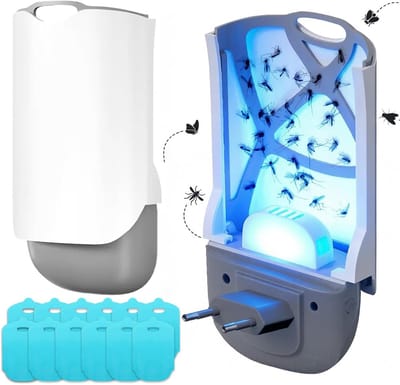 SnelShoppen - Set van 2 Vliegenvallen met Blauw Licht - Effectieve Vliegenbestrijding voor Binnen - Duurzaam en Veilig - Ideaal voor Keuken en Woonkam