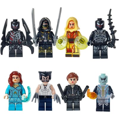 Bouwstenen, humanoïde poppen, speelgoed, miniatuurfiguren, kinderspeelgoed, Figures Assemble Speelgoed Creeper voor Kinderen Educatief Speelgoed