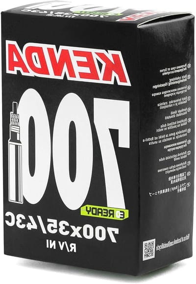 KENDA Presta 700 35/43C R/V afneembare fietscamera 40 mm uniseks volwassenen, zwart, één maat