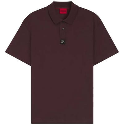 Hugo Mann Deabono Logo Polo Shirt (Bruin)