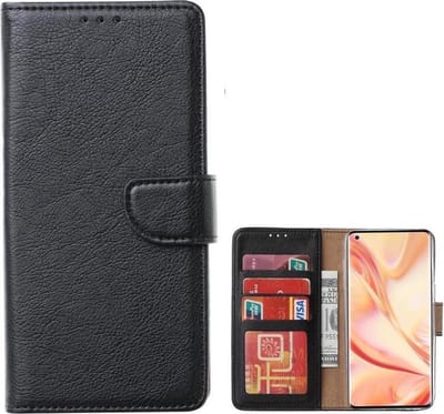 LuxeBass Hoesje geschikt voor Motorola Moto G 5G - Bookcase Zwart - portemonnee hoesje gsm hoesje - telefoonhoes - telefoonhoesjes