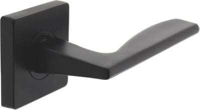 Intersteel Deurkruk Apeldoorn- vierkant rozet 7mm- nokken mat zwart