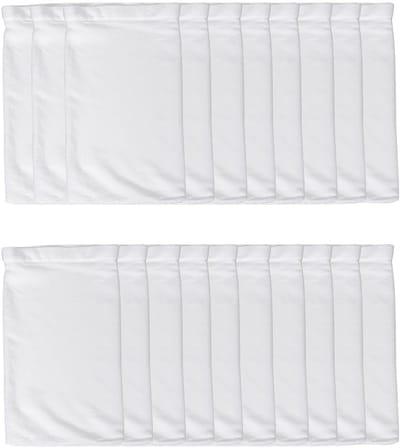 Dailygoods- Zwembadskimmersokken 20 Stuks - Herbruikbare Filtermandsokken - Effectieve Vuilvangers - Nylon Gaas - Bescherming Voor Zwembad - Filterzakken
