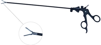 Belux Surgical Fenestrated Laparoscopische Grijptang 43 cm – 5 mm – RVS – Afneembare Handgreep – Herbruikbaar – MDR Conform – UDI: +G735BSL1FEN430/$$7LOT-2601-05/16D20260101/Q1E