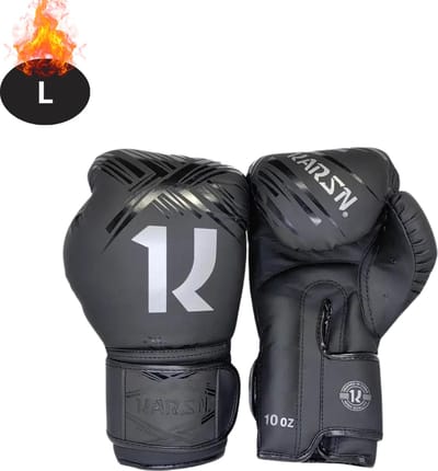 Nivard Bokshandschoenen - Kickboks Handschoenen - Boxing Gloves Set - Vecht Handschoenen - Heren - Dames - Zilver - 14 oz