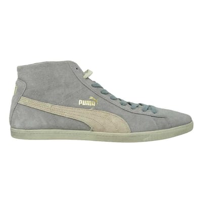 Puma Unisex Volwassen Gylde Vintage Suède Mid Cut Sneakers (Grijs)