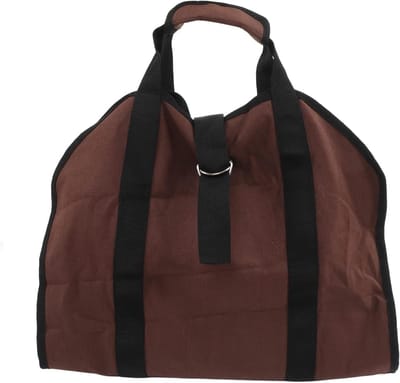 Brandhouthouder Houtdrager - Draagbare Tas - Haardhout Vervoeren - Grote Capaciteit - 94x48cm - Bruin