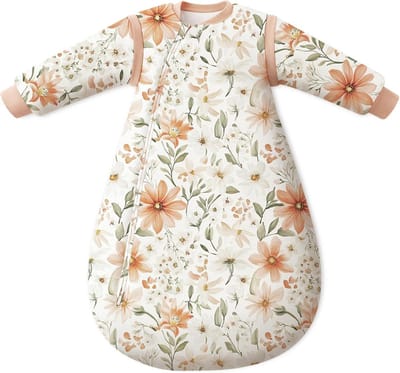 Warme Babyslaapzak Katoen met Afneembare Mouwen 3,5 TOG (18-24 Mnd)