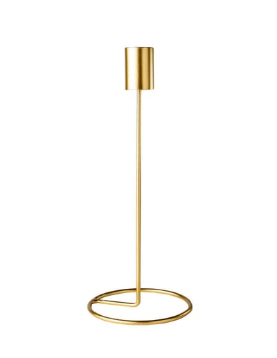 ARTYFETES - Design kandelaar op gouden metalen voet 23 x 9,5 cm voor tafel