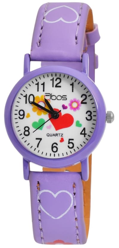 QBOS QBOS kinderhorloge Luca, zilverkleurig, Mineralglas