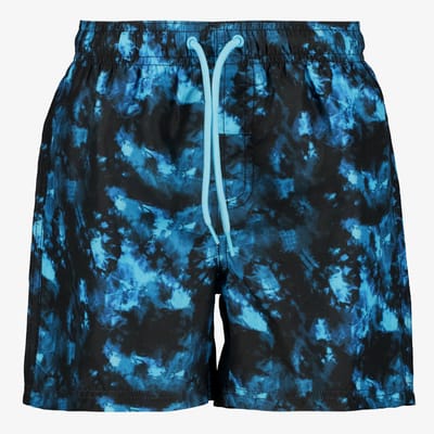 Osaga jongens zwembroek met print zwart blauw - Maat 116