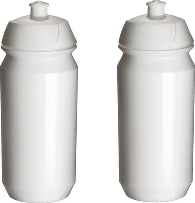 2 x Tacx Shiva Bidon - 500 ml - Wit - Drinkbus