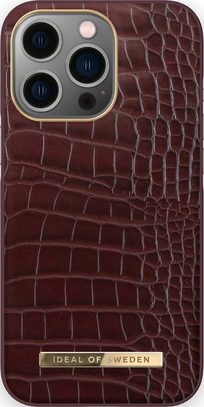 iDeal of Sweden iPhone 13 Pro Backcover hoesje - Atelier Case - Scarlet Croco