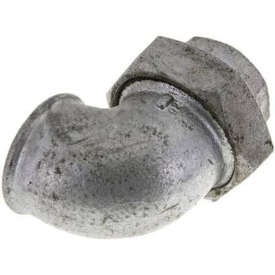 90Graden Hoekige Unie Connector Rp2'' Vrouwelijk Gietijzer Platte Dichting Centellen 25bar (351,25psi)