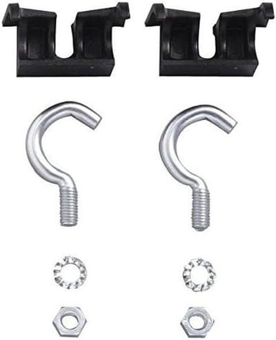 Slotbevestigingsset - Fietsslot houder - Fietsbeveiliging - Stalen constructie - 12-14 mm - Zwart
