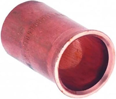 Bonfix Roodkoperen & messing steunhulzen Roodkoperen steunhuls || voor zacht koperen en stalen buis 12u x 1,0 - buitendiameter x wanddikte