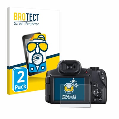BROTECT - Screenprotector voor Canon PowerShot SX70 HS - Folie Beschermfolie matte 2 Stuks
