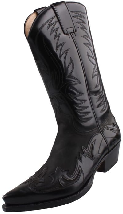 Sendra westernlaarzen 3241 zwart florentic