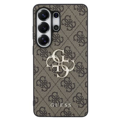 Guess Back cover Galaxy S26 Ultra - Bruin - Slank design met metalen logo