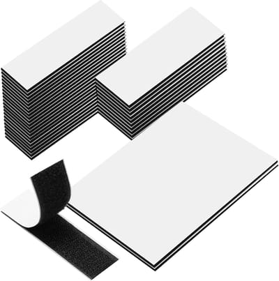 Diverse Dubbelzijdige Plakstrips, 32 Stuks, Sterke Zelfklevende Tape voor Wandbevestiging, Foto's Ophangen en Vloerkleed Fixatie in Huis en Kantoor