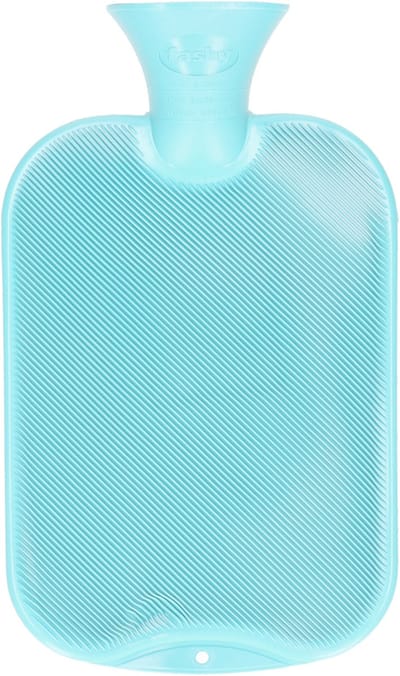Warmwater kruik - 2 liter - licht blauw - winter kruiken - bedkruiken