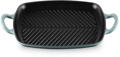 Le Creuset Grillplaat Signature - Sea Salt - 30 x 27 cm - Geëmailleerd Gietijzer