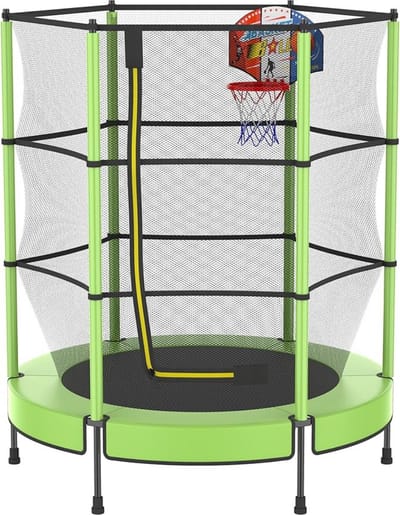 Luxe Baby Trampoline – Baby Jumper Speelgoed – Activity – Baby Bouncer – Binnen & Buiten – Weerbestendig – Dichte Zijkanten – Extra Safe – Groen