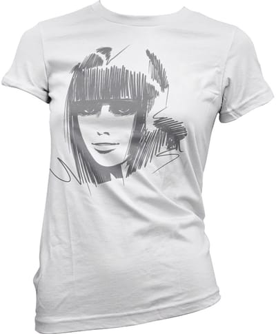 Hybris Dames-T-shirt 'Scroll Girl Lady' SH-5-50886-LFH4-8