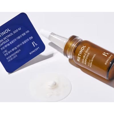 BONCEPT Vita C Gevriesdroogde Dubbele Shot Ampullen Kit / BONCEPT Retinol Gevriesdroogde Dubbele Shot Ampullen Kit Retinol Freeze-Dried Double Shot Ampoule Kit